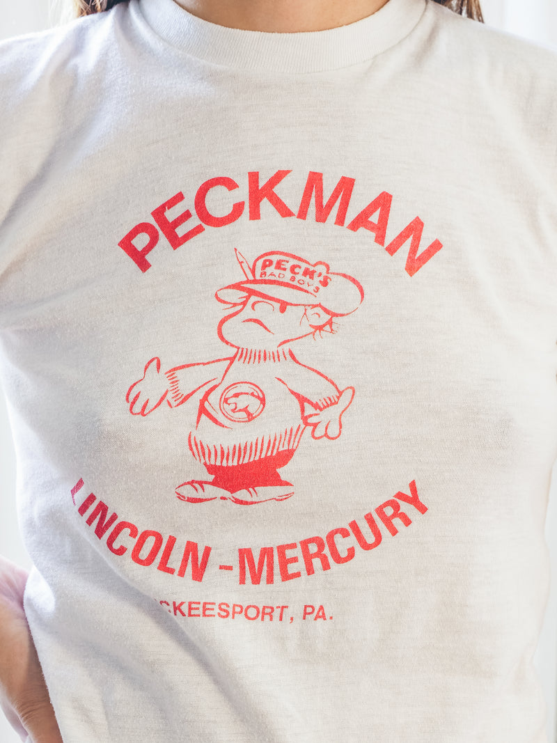 1970s Peckman Lincoln Mercury Tee T-shirt arcadeshops.com