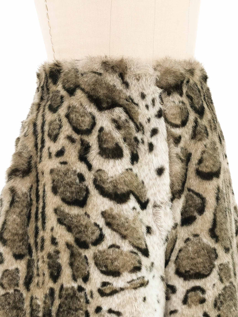 1980s Krizia Faux Fur Shorts Bottom arcadeshops.com