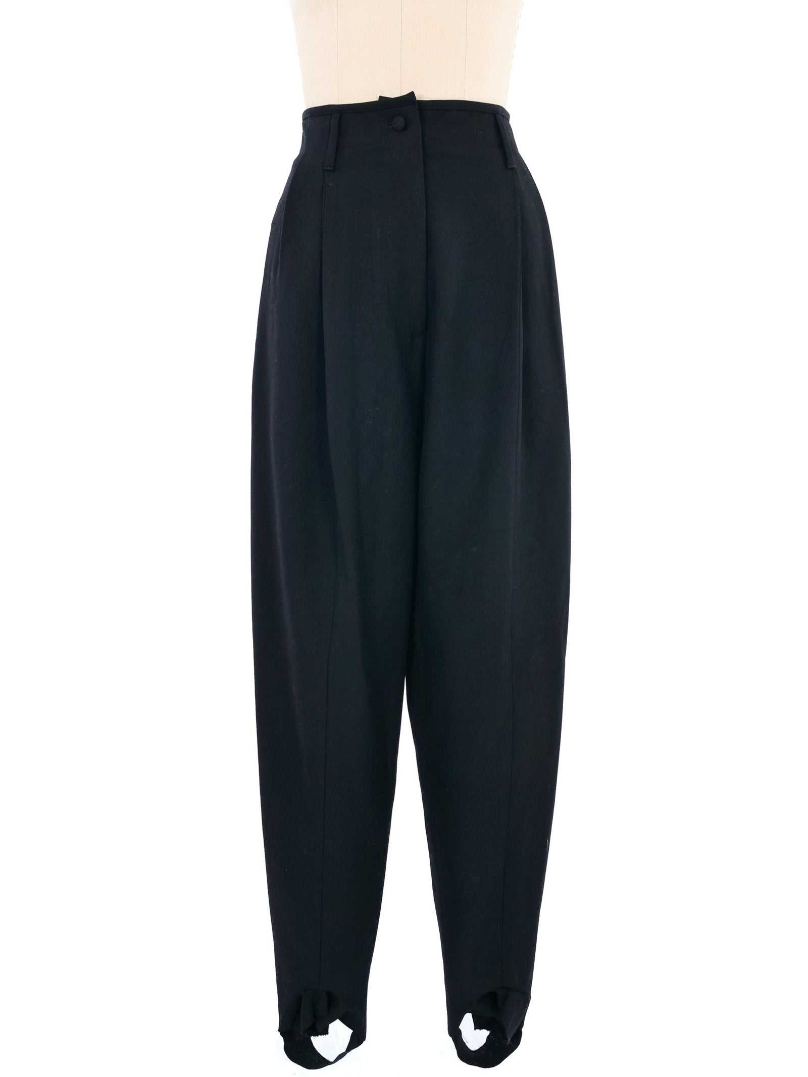 2000s Jean Paul Gaultier High Waist Stirrup Trousers