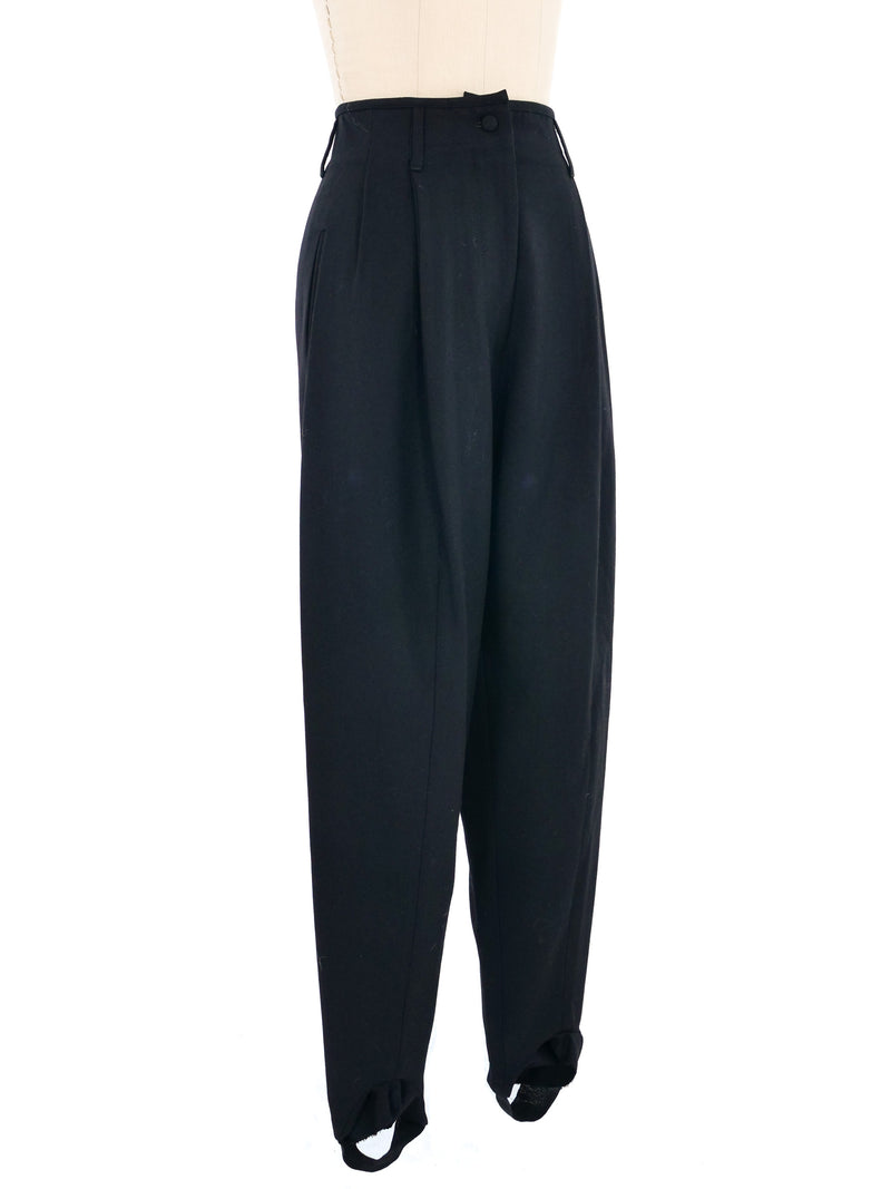 2000s Jean Paul Gaultier High Waist Stirrup Trousers Bottom arcadeshops.com