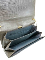 Judith Leiber Patchwork Lizard Leather Clutch Accessory arcadeshops.com