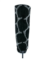 Balmain Rhinestone Web Suede Boots, 37 Accessory arcadeshops.com