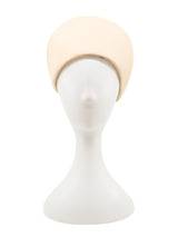 1960s Cream Pillbox Hat Accessory arcadeshops.com