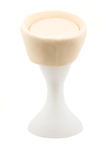 1960s Cream Pillbox Hat Accessory arcadeshops.com