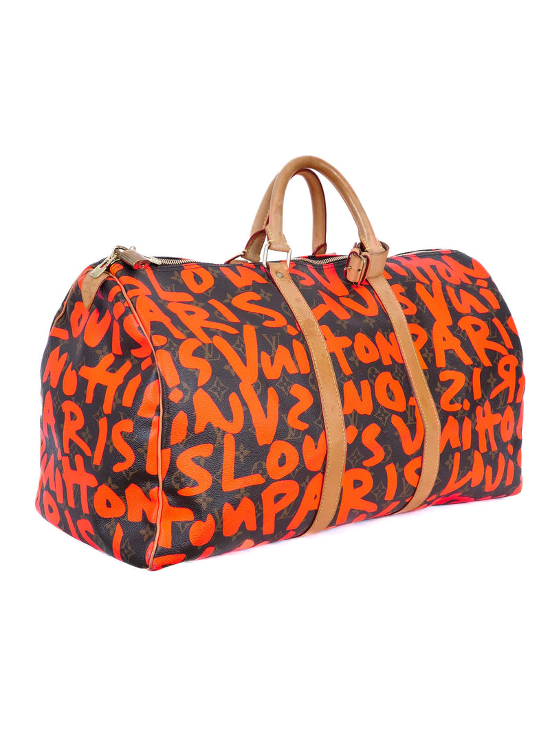 Louis Vuitton Stephen Sprouse Orange Graffiti Keepall Accessory arcadeshops.com