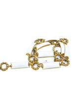 Gucci Enamel Accented Chain Belt Accessory arcadeshops.com