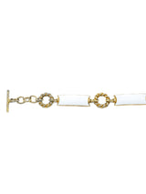 Gucci Enamel Accented Chain Belt Accessory arcadeshops.com