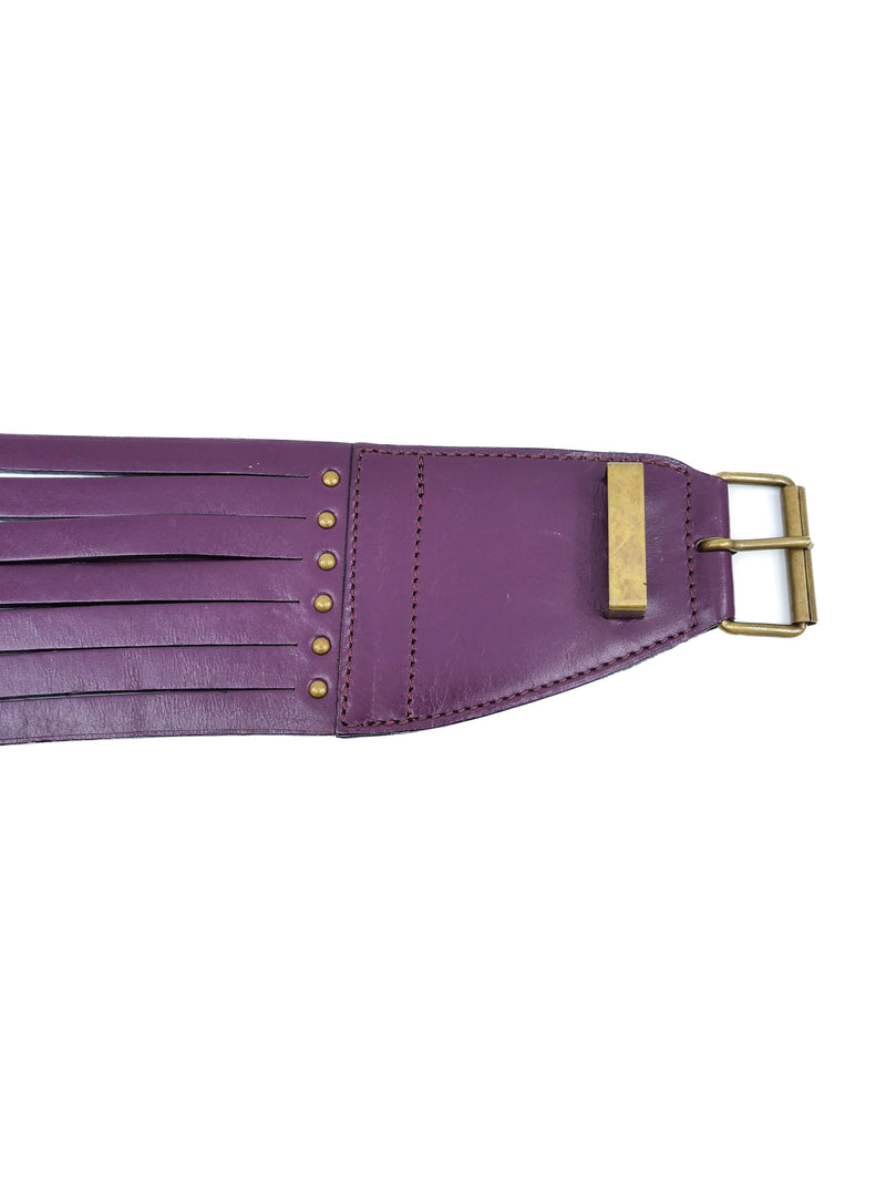 1990s Alaia Plum Corset Belt Accessory arcadeshops.com