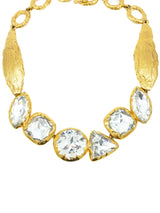 Yves Saint Laurent Robert Goossens Goldtone Crystal Necklace Accessory arcadeshops.com