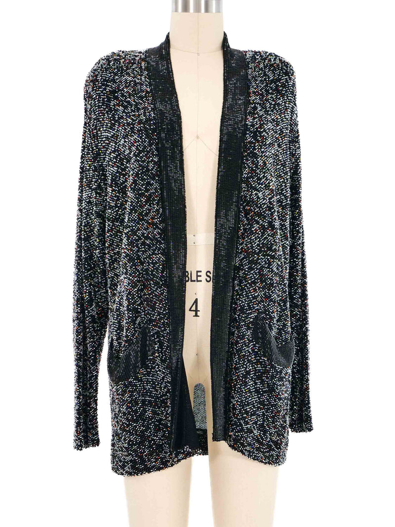 Young Sook Hahn Black Embellished Blazer Jacket arcadeshops.com