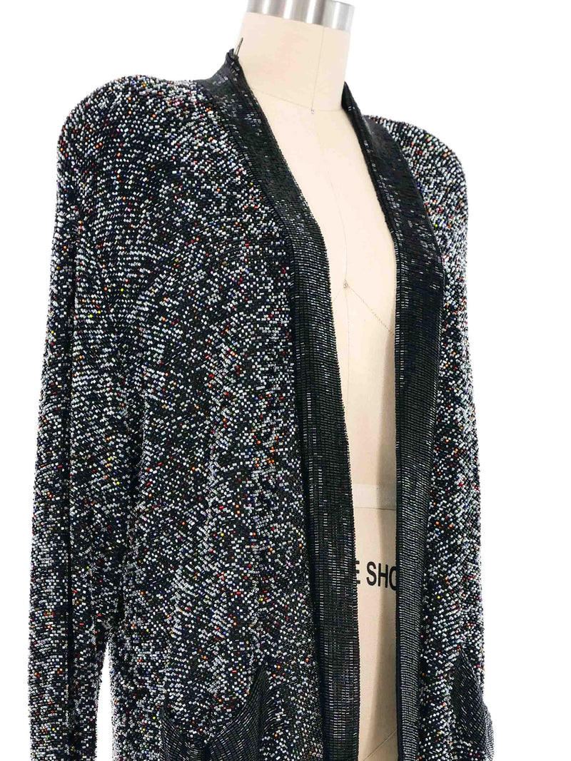 Young Sook Hahn Black Embellished Blazer Jacket arcadeshops.com