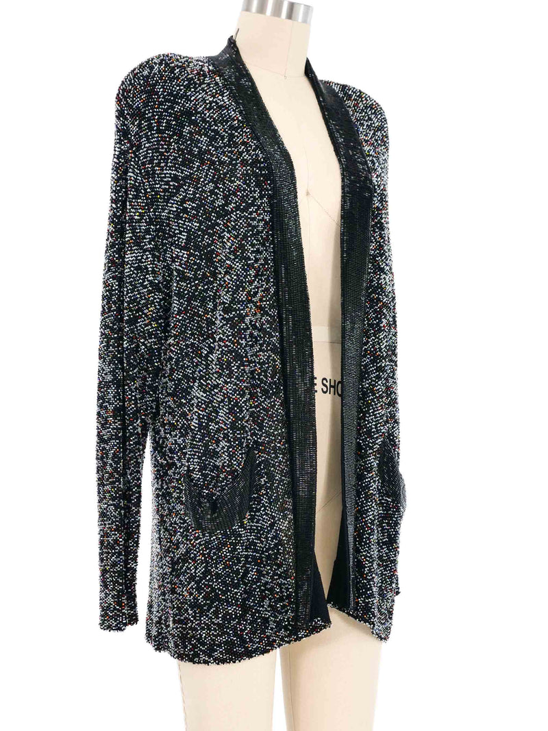 Young Sook Hahn Black Embellished Blazer Jacket arcadeshops.com