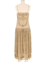 Young Sook Hahn Gold Embellished Tulle Dress Dress arcadeshops.com