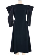 Pauline Trigere Architectural Shoulder Dress Dress arcadeshops.com