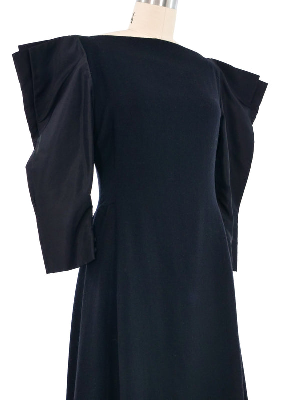 Pauline Trigere Architectural Shoulder Dress Dress arcadeshops.com