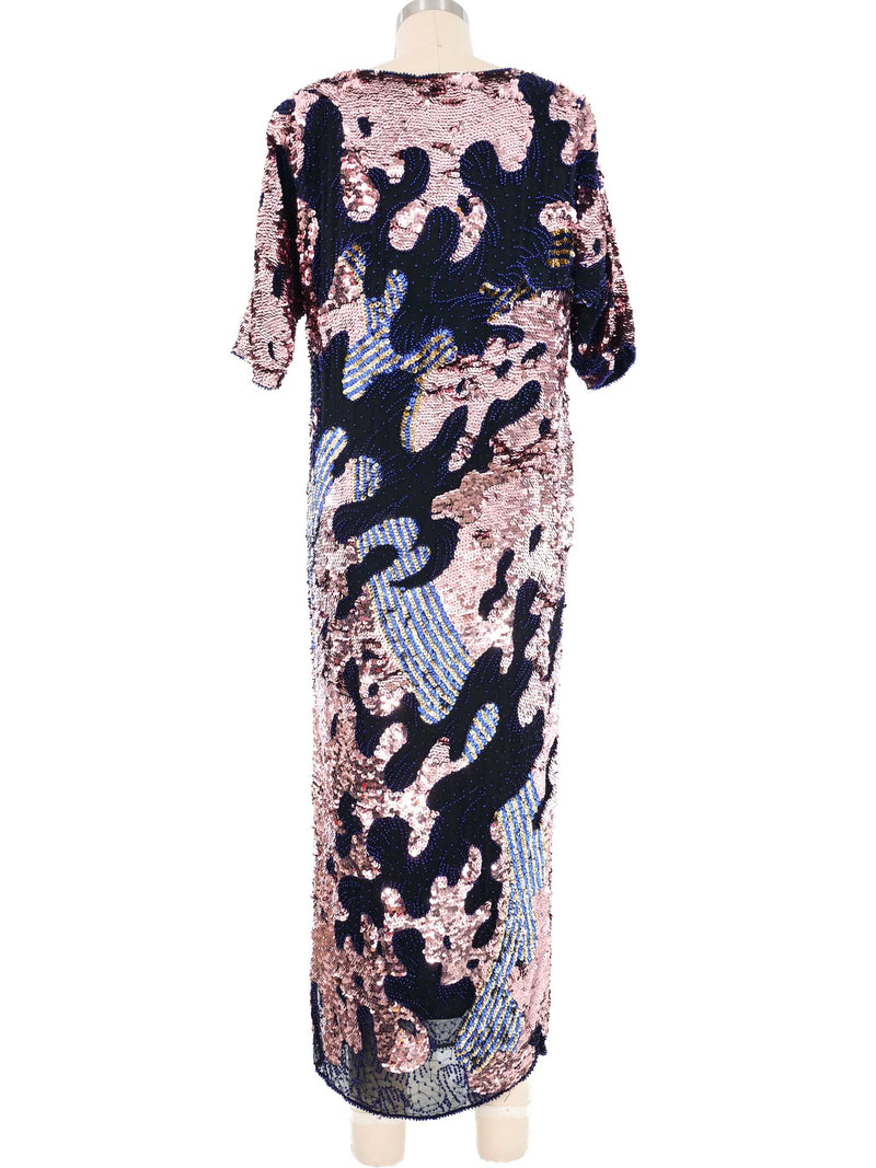 Mixed Sequin Midi Dress Dress arcadeshops.com