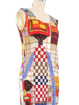 2010 Issey Miyake Pleats Please Sleeveless Printed Dress Dress arcadeshops.com