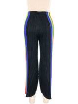 2010 Issey Miyake Pleats Please Rainbow Stripe Trousers Bottom arcadeshops.com