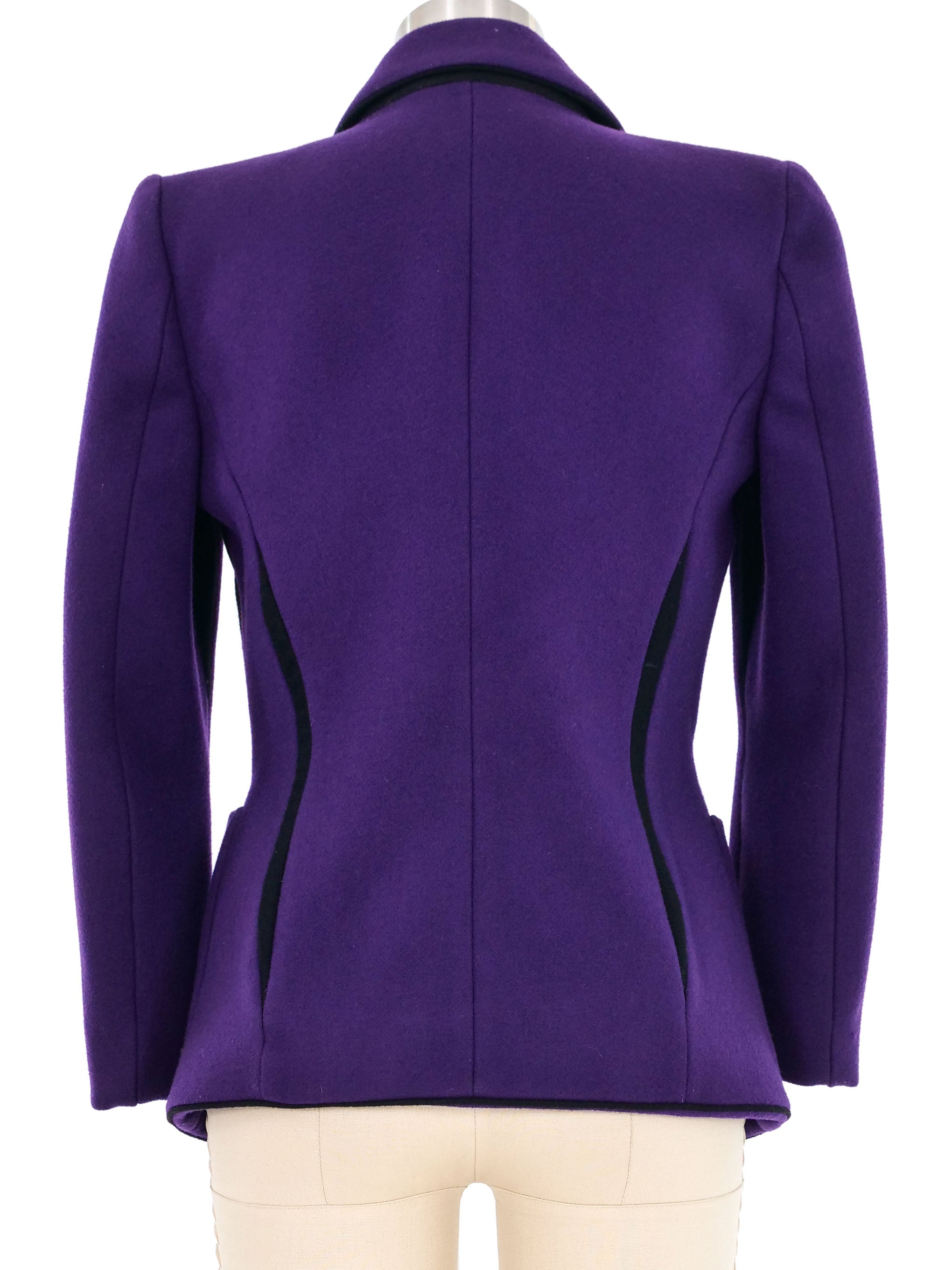 ジャケット BALENCIAGA Embroidered Wool Blazer Wool blazer in black - Balenciaga | Mytheresa