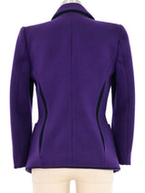 2007 Balenciaga Purple Military Blazer Jacket arcadeshops.com