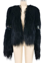 2011 Balmain Goat Fur Jacket Jacket arcadeshops.com