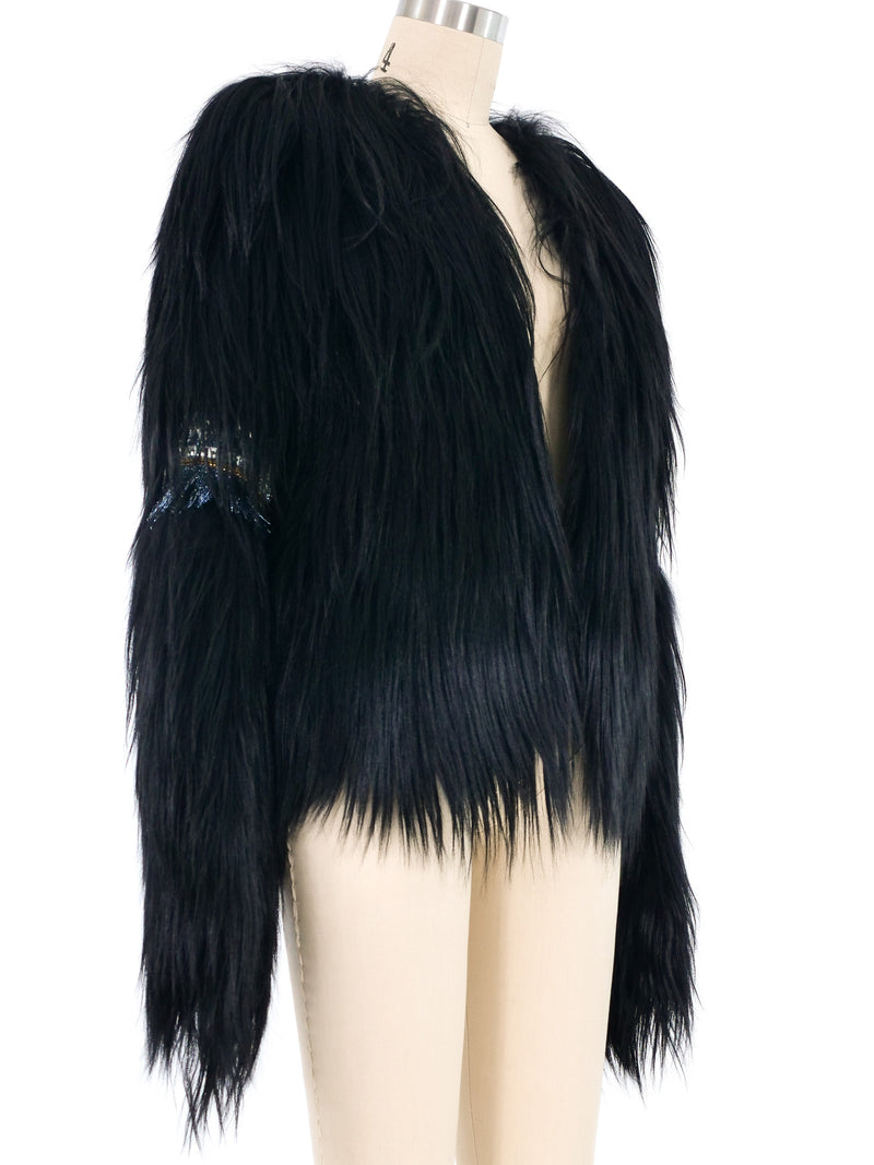 2011 Balmain Goat Fur Jacket Jacket arcadeshops.com