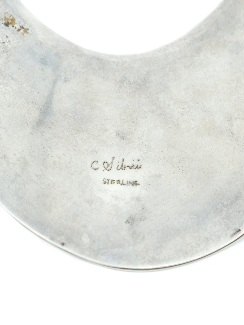 Celia Sebiri Sterling Bib Necklace Accessory arcadeshops.com