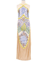 Young Sook Hahn Embellished Halter Gown Dress arcadeshops.com