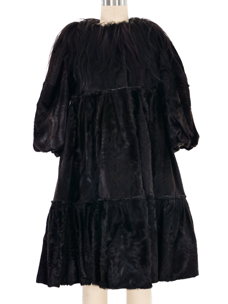 2006 Lanvin Fur Swing Coat Outerwear arcadeshops.com