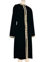 1960s Malcolm Starr Velvet Dress