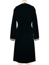 1960s Malcolm Starr Velvet Dress