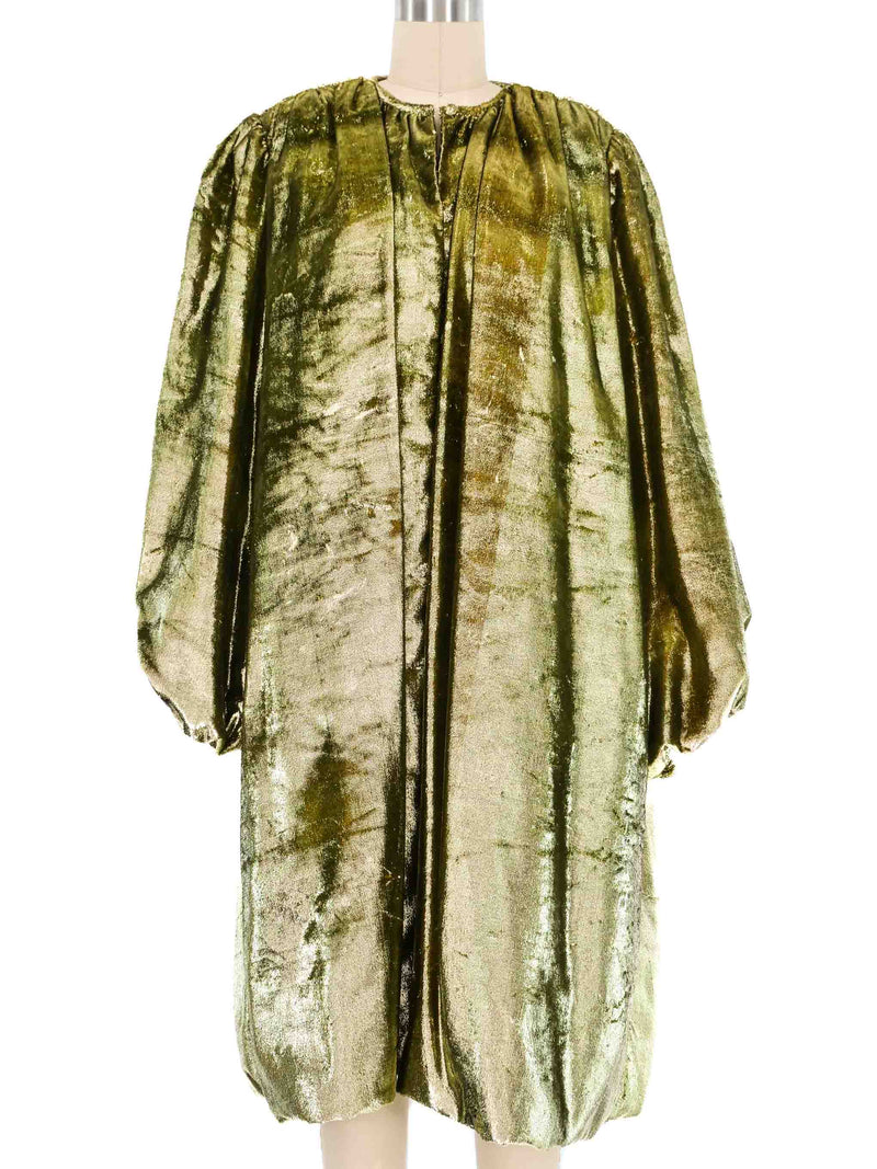 Metallic Gold Opera Coat