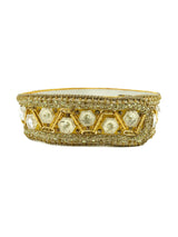 Malcolm Starr Goldtone Embellished Belt Accessory arcadeshops.com