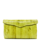 Chartreuse Snakeskin Convertible Clutch Accessory arcadeshops.com