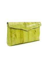 Chartreuse Snakeskin Convertible Clutch Accessory arcadeshops.com