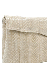 Putty Snakeskin Convertible Clutch Accessory arcadeshops.com