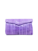 Purple Snakeskin Convertible Clutch Accessory arcadeshops.com