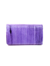 Purple Snakeskin Convertible Clutch Accessory arcadeshops.com