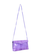 Purple Snakeskin Convertible Clutch Accessory arcadeshops.com