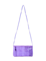 Purple Snakeskin Convertible Clutch Accessory arcadeshops.com