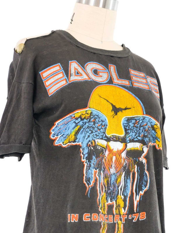 1978 Eagles in Concert Distressed Tee T-Shirt arcadeshops.com