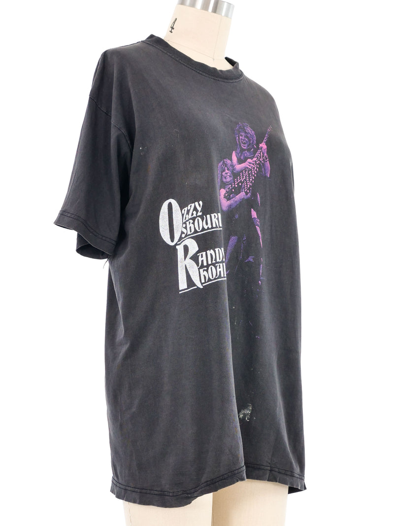 2002 Ozzy Osbourne Randy Rhoads Distressed Tee T-Shirt arcadeshops.com