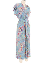 1940s Tula Floral Print Day Dress Dress arcadeshops.com