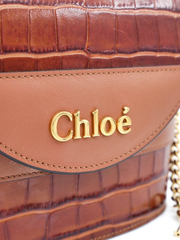 2020 Chloe Aby Lock Leather Handbag Accessory arcadeshops.com