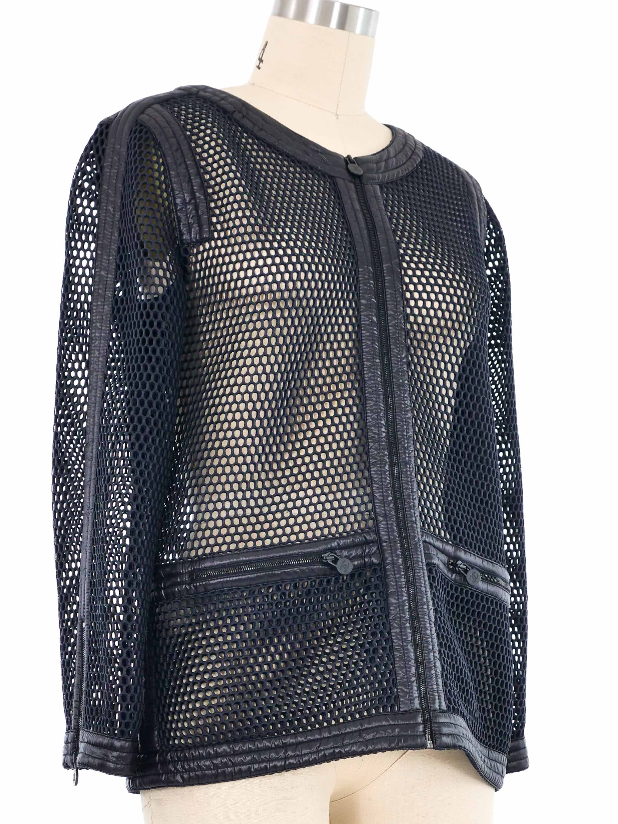 2014 Chanel Mesh Zip Jacket