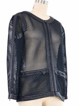 2014 Chanel Mesh Zip Jacket Jacket arcadeshops.com