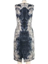 2010 Alexander McQueen Printed Silk Dress Dress arcadeshops.com