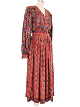 Oscar de la Renta Paisley Silk Peasant Ensemble Suit arcadeshops.com