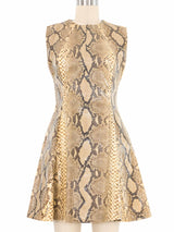 Gianni Versace Python Mini Dress Dress arcadeshops.com