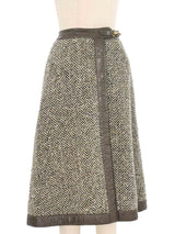 1960s Bonnie Cashin Herringbone Tweed Skirt Bottom arcadeshops.com